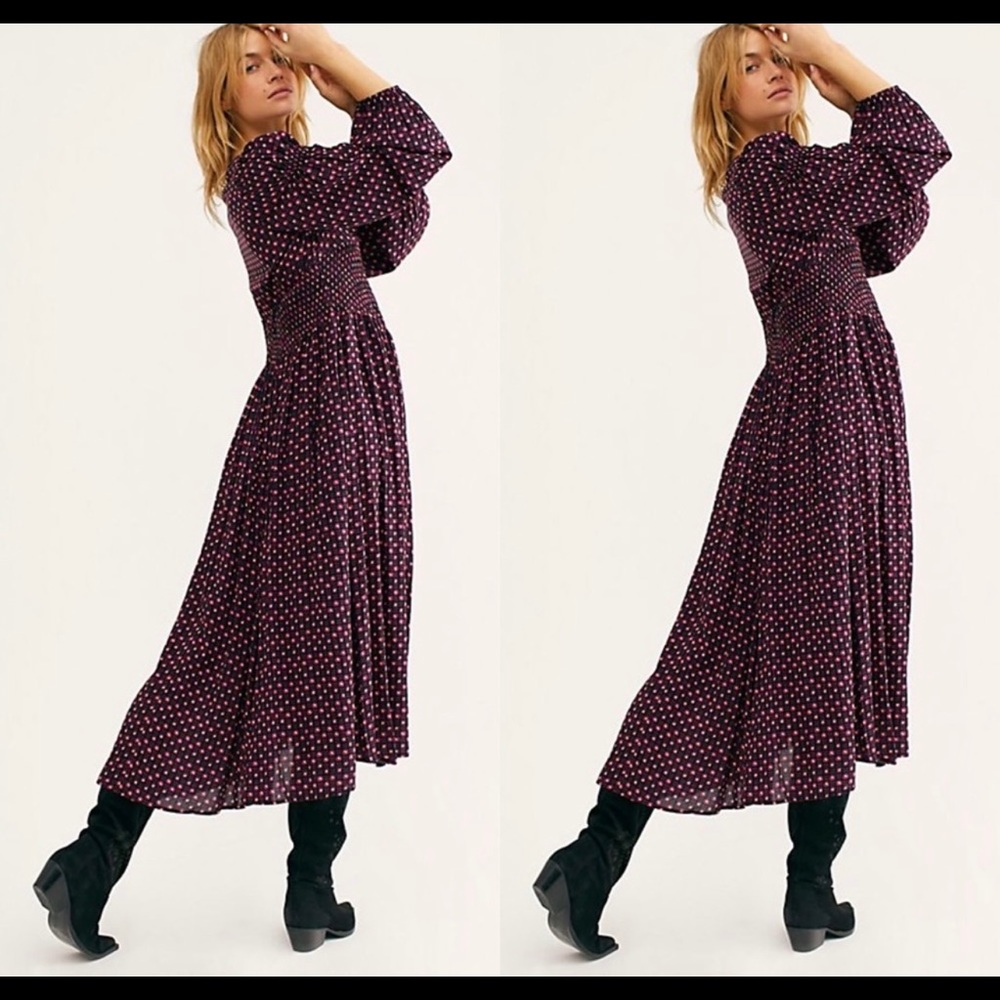 Free People Indigo Child Midi dress